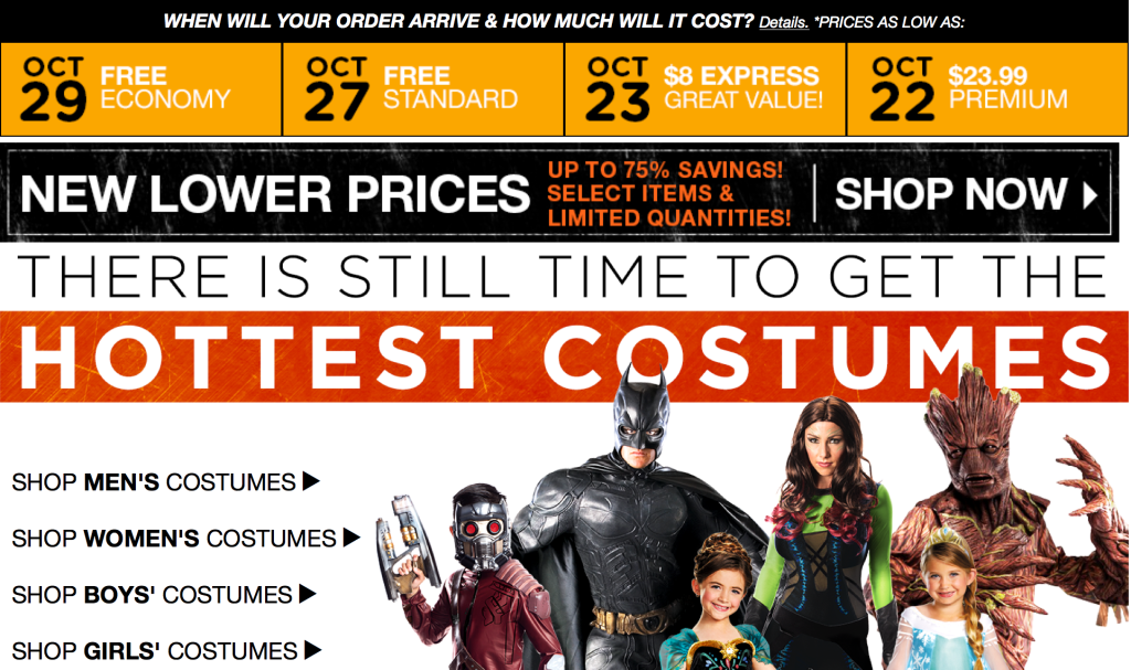 Easy Costume Shopping at Food Fun & Faraway Places