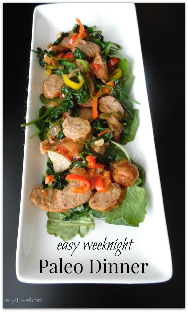 Chicken Sausage &amp; Vegetable Paleo Dinner - Virtually Yours