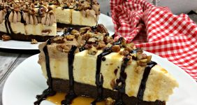 Who could have the willpower to say no to turtle brownie cheesecake? You've no doubt seen it if you've been to the Cheesecake Factory. All that ooey gooey goodness.