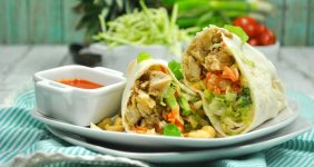 You are going to fall head over heels for this new Weight Watchers Thai Chicken Wrap recipe!