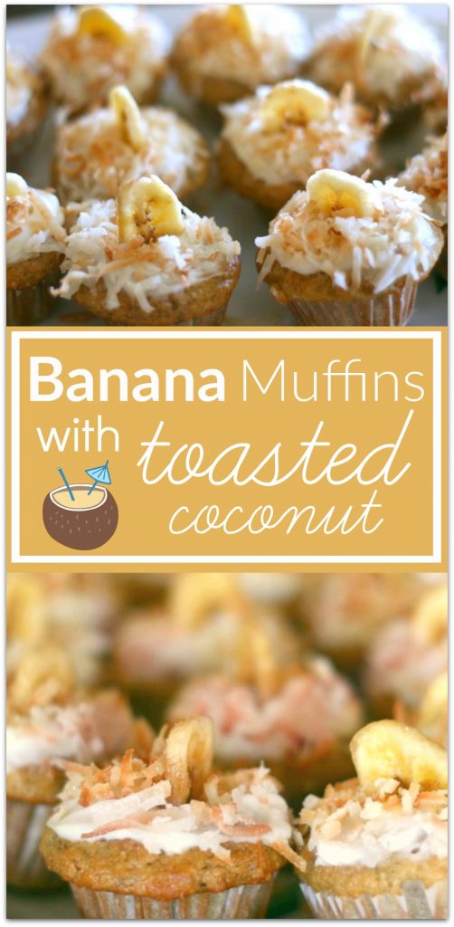 I make banana nut bread for my family now and then, but I wanted to make something a little different. I woke up in the middle of night about a week ago thinking, Banana Muffins with Coconut! I kid you not! I know, it's weird. Don't judge me.