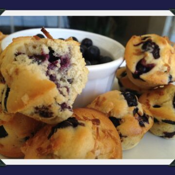 Low-fat Blueberry muffins