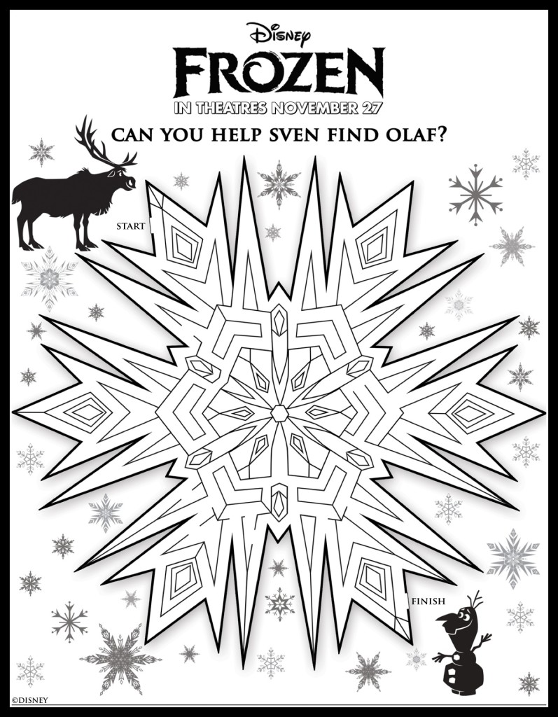Disney's FROZEN Activity Sheets! #DisneyFrozen - Food Fun &amp; Faraway Places