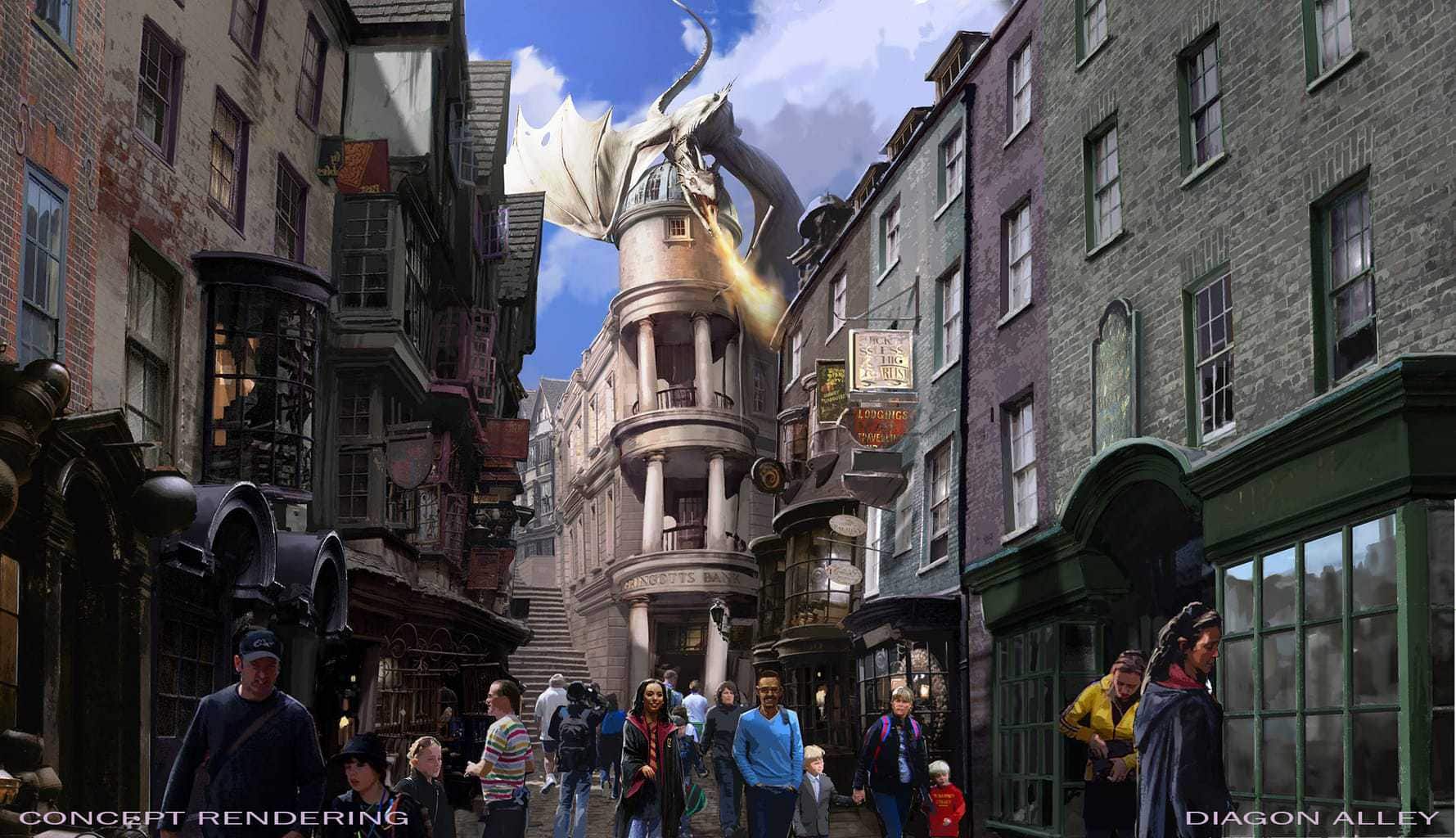 All New Diagon Alley at Wizarding World of Harry Potter