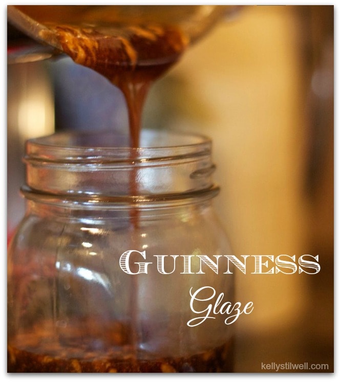 I discovered this Guinness Glaze recipe at Raglan Road Irish Pub in Downtown Disney. We've eaten at almost every restaurant there, and they serve the best food! A perfect dinner recipe is to baste ribs or chicken with this glaze. Such an easy recipe! Or serve it as they do at Raglan Road, mixed with a little oil on a plate for bread dipping! You can serve the ribs as an appetizer, too!