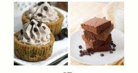 A collection of desserts made with chocolate chips.