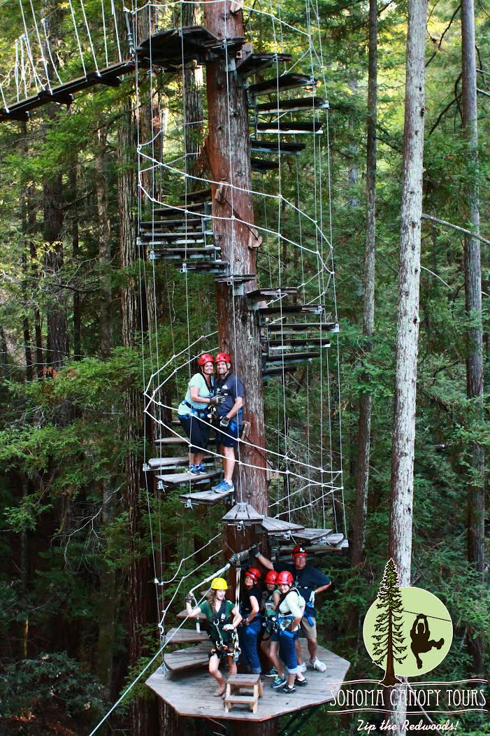 A few years ago we decided to take a California road trip with our girls. I love to travel internationally, but there is something special about a family road trip in the United States. There is so much to see right here in our beautiful country! Check out the Sonoma canopy zip line!