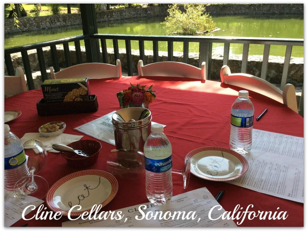 Cline Cellars tasting