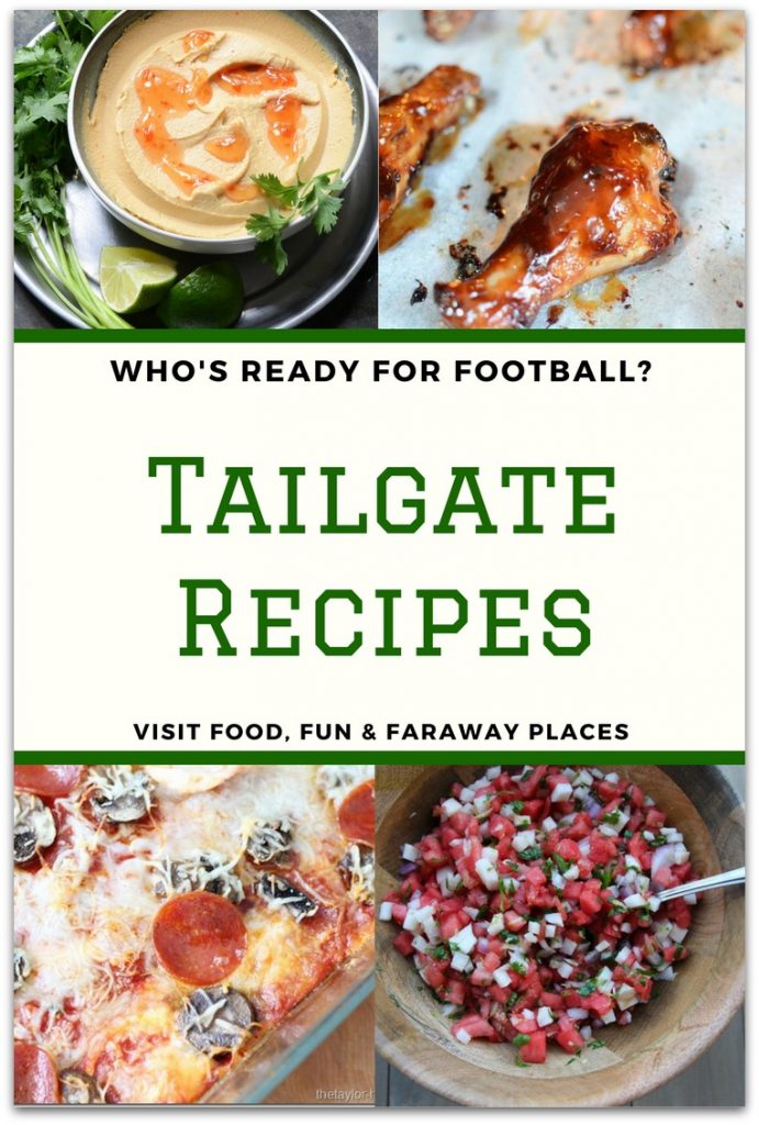 Who's ready for tailgate recipes? The time has come, and I've got some delicious nibbles perfect for sharing! Pack up your gear, grab your friends and family and head on down to the football game.