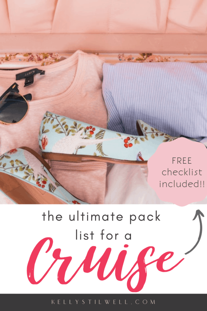 Looking for a cruise packing list? Feel free to print as many as you need!