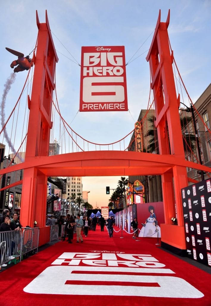 Walt Disney Studios Los Angeles Premiere Of Walt Disney Animation Studios' "Big Hero 6" - Red Carpet