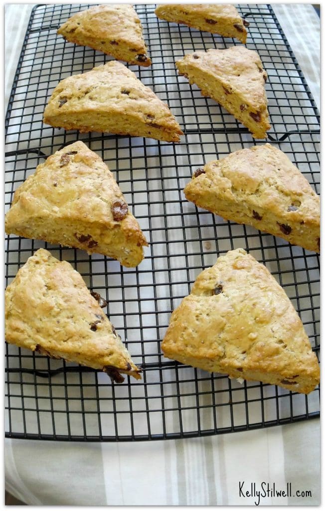 This recipe Irish Soda Bread Scones is perfect for St. Patrick's Day! Such a wonderful breakfast treat, but also the perfect food to have on hand for an afternoon snack.