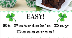 St. Patrick's Day desserts on Pinterest.