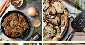 St. Patrick's Day dinner recipes in a collage.
