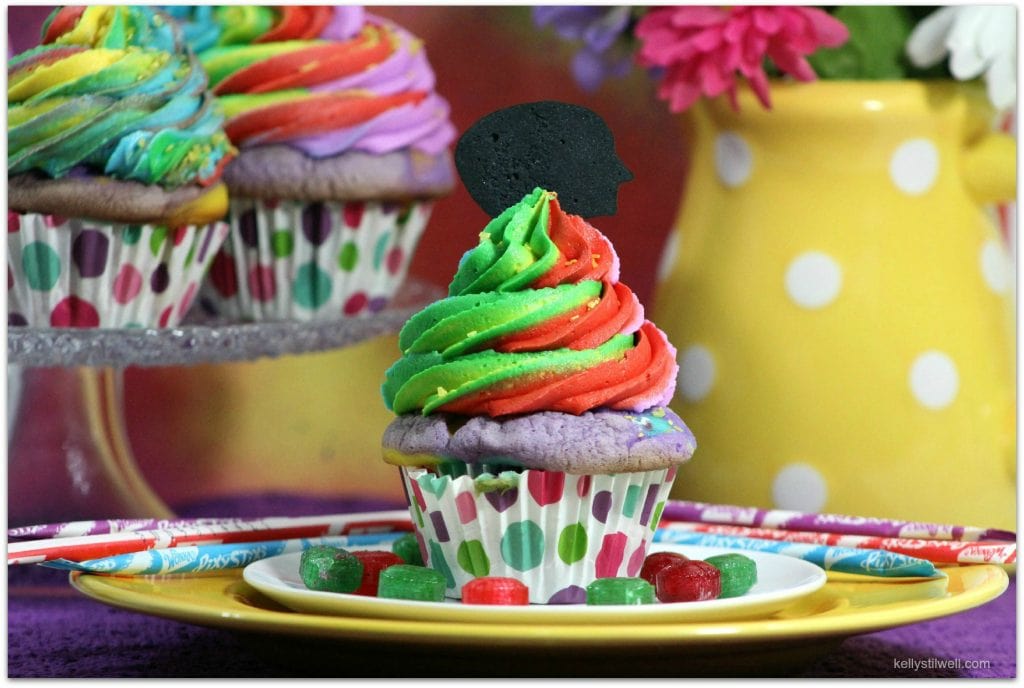 These cupcakes are the perfect recipe for a Disney Pixar Inside Out celebration! The full recipe is included here!