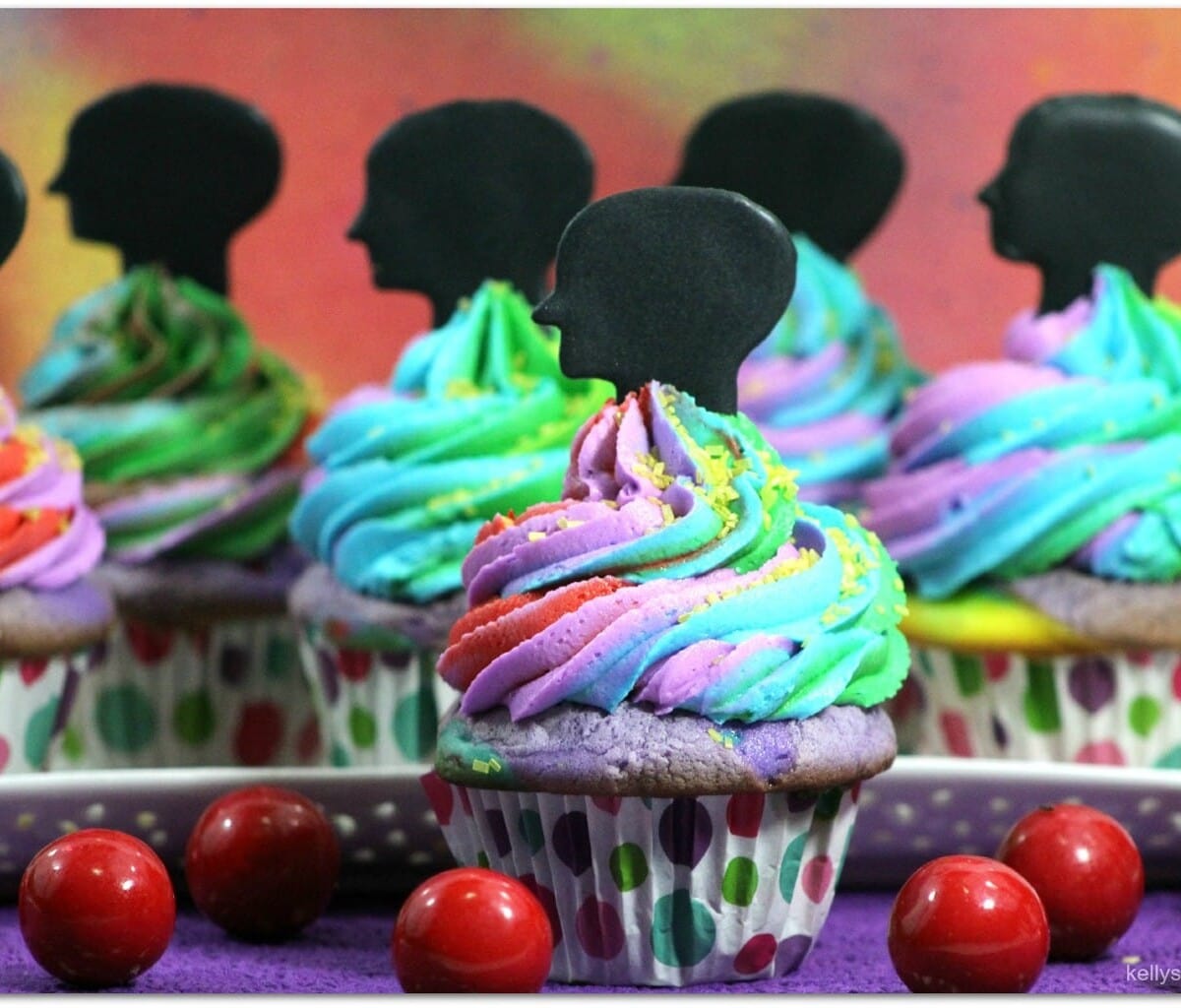 Disney Pixar Inside Out Cupcakes!