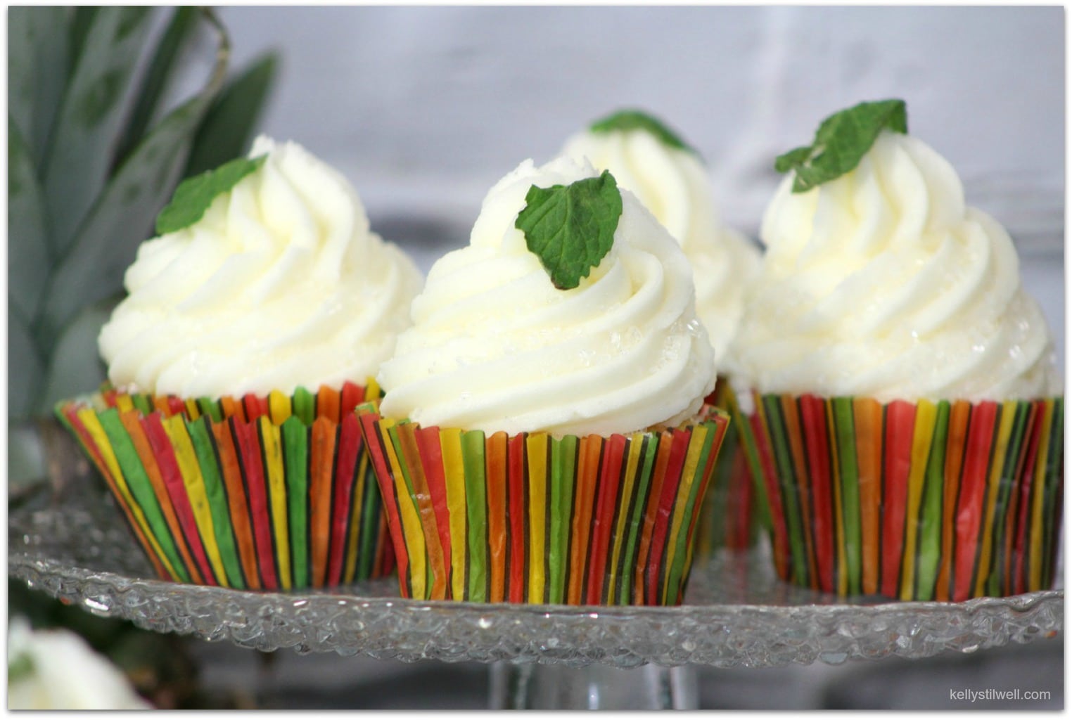 Pineapple Mojito Cupcakes - Food Fun &amp; Faraway Places