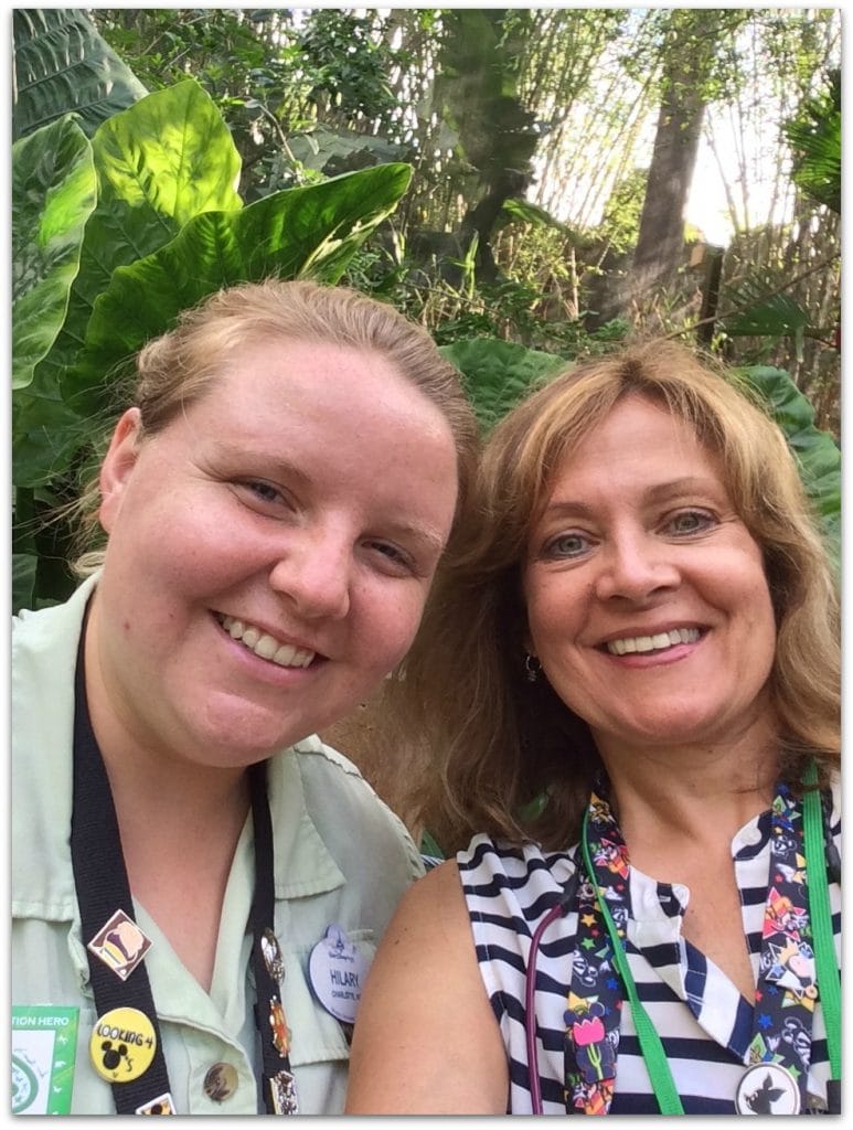 Two women at Animal Kingdom.