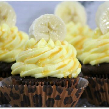 These Chunky Monkey Cupcakes were made in celebration of the new Disneynature film, Monkey Kingdom. Everyone loves Disney, and Just about everyone loves fruit, right? This cupcake recipe has both apples and bananas in it! It's a moist and delicious dessert, perfect for snacking on before or after seeing Monkey Kingdom.