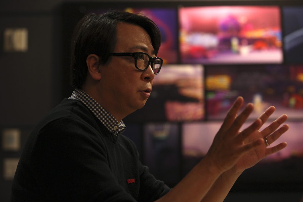 The "Inside Out" Long Lead Press Day, including presentations by Director of Photography - Camera Patrick Lin, as seen on March 31, 2015 at Pixar Animation Studios in Emeryville, Calif. (Photo by Deborah Coleman / Pixar)
