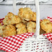 What makes any meal better? For me, it's bread! These Cheddar Bay Biscuits go well with so many recipes! Serve them with breakfast, lunch or dinner! Delicious with chicken recipes or soups! Prepare ahead and warm up to serve with your favorite crockpot recipes. So versatile! Enjoy!