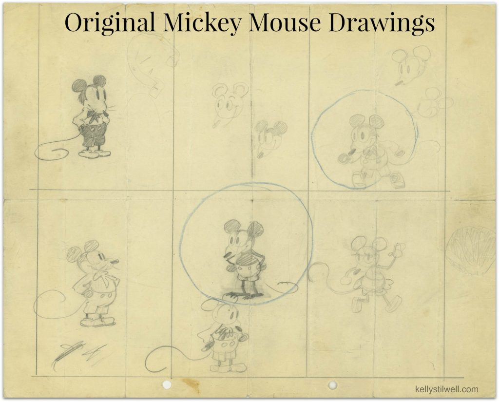 Walt disney museum mickey drawings