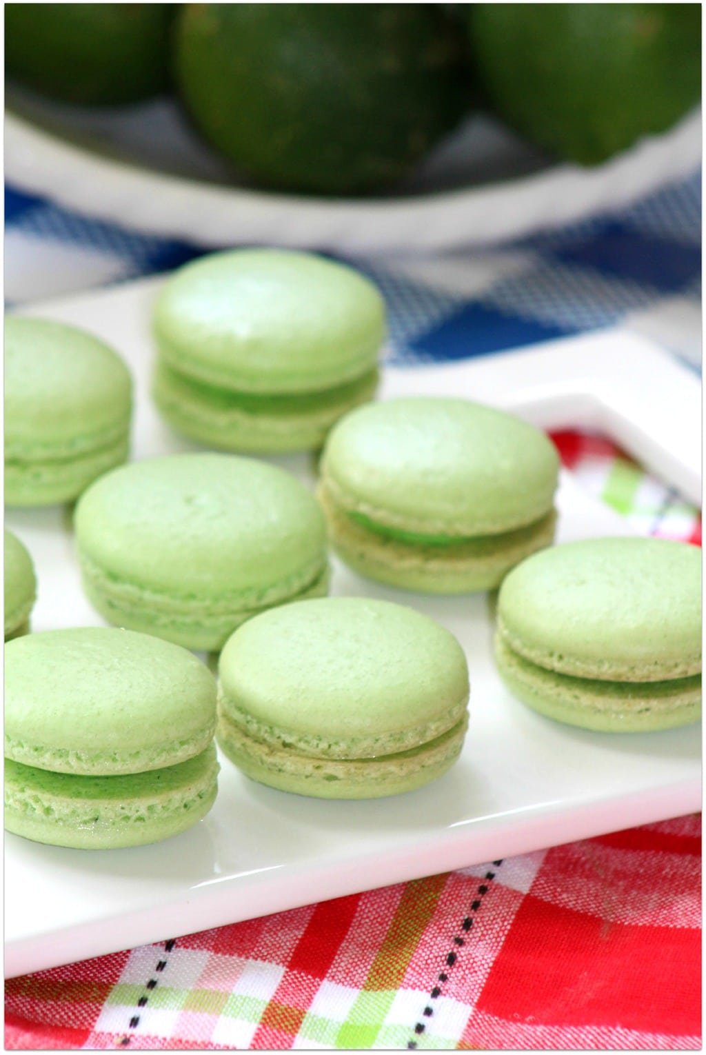 Cookies are one of my favorite foods. I adore macarons, but whenever I see them in a bakery, they are so crazy expensive. Surprisingly, they are not that hard to make! As almond flour is used, that part of the recipe is a bit more expensive, but they are so worth it. Don’t buy these when you can DIY. This lime version is perfect for a summer dessert! These would also make a lovely gift.