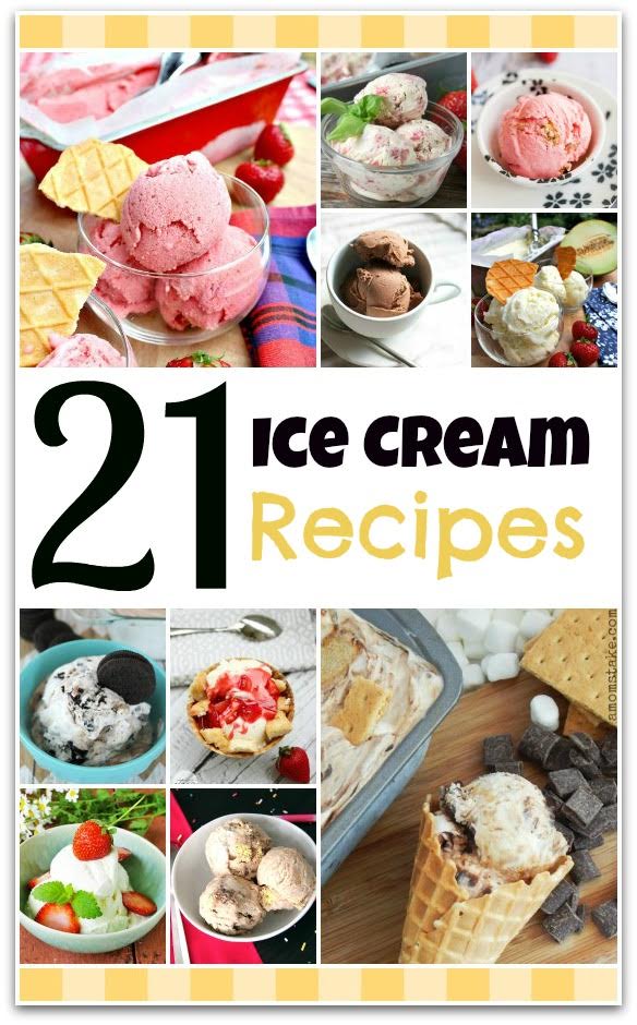 Summer is the perfect time for ice cream, and I've got 21 delicious recipes for you to try! We love to have parties, and making your own sundae is always a hit! We've got berry recipes, chocolate recipes, a melon recipe, and even a jelly donut ice cream recipe! Forget the food, let's just have dessert!