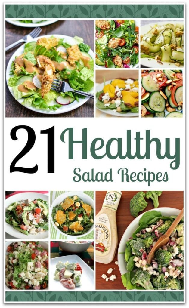 These healthy salad recipes are the perfect healthy food as you can pack it full of vegetables, especially in summer when they are so fresh. 