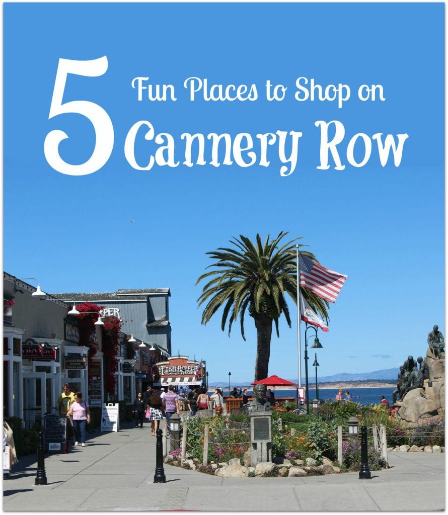 Shopping on Cannery Row in Monterey is so much fun!  We spent hours and there was so much more to do!