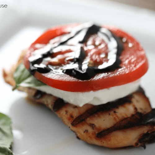 Chicken Caprese for the gril.