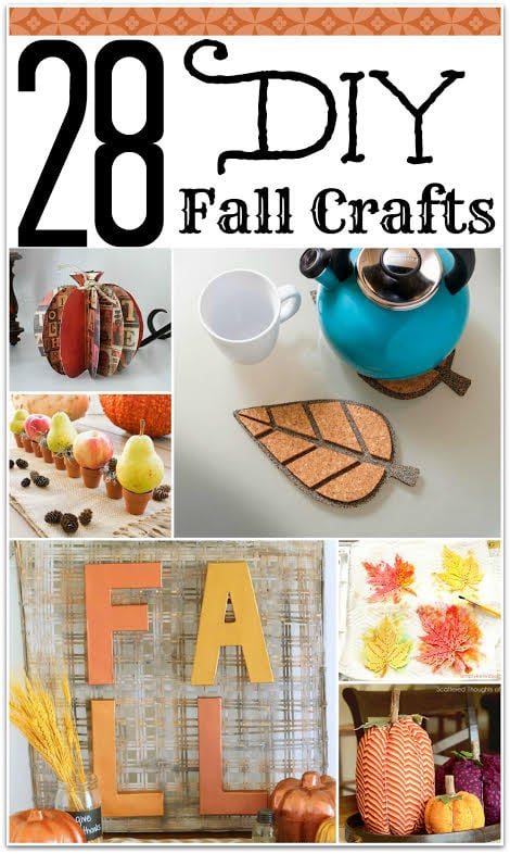 These fall decorations are so easy to make and will make your home a little more festive for autumn! I love fall decorations, but who wants to spend all that money? You can really DIY your own fall crafts, and even make extras to gift to friends!