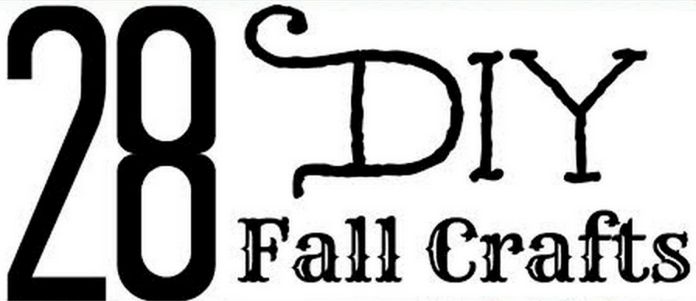 28 DIY Fall Crafts & Decorations