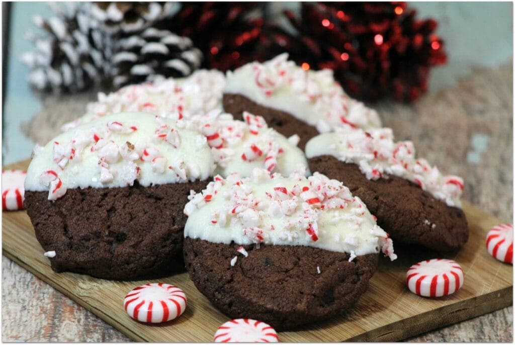 Peppermint Mocha Cookies