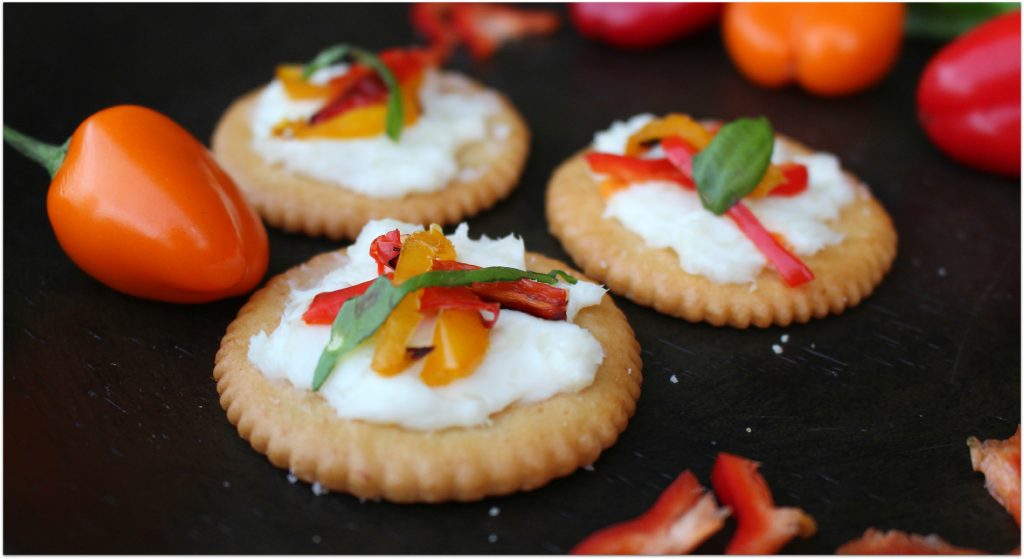 Roasted Pepper Cheese Bites Food Fun & Faraway Places