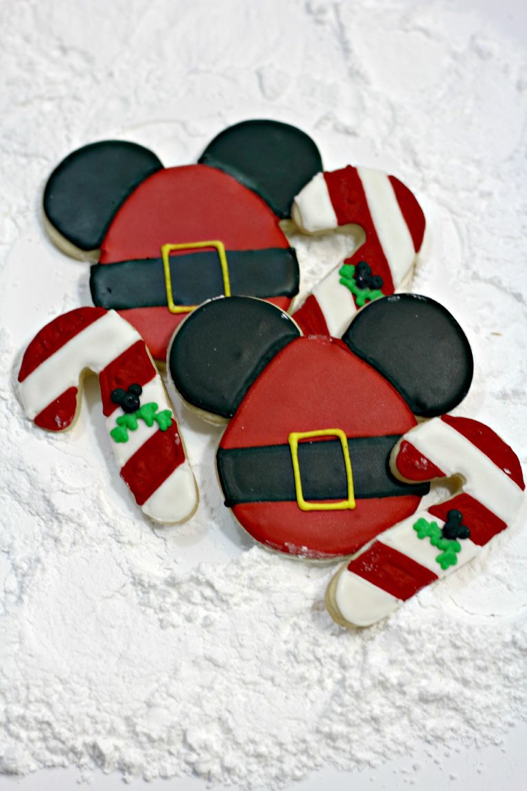 Santa Mickey Sugar Cookies
