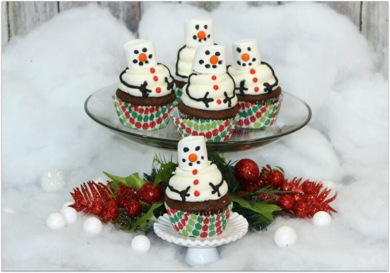 Easy Snowman Cupcakes Recipe