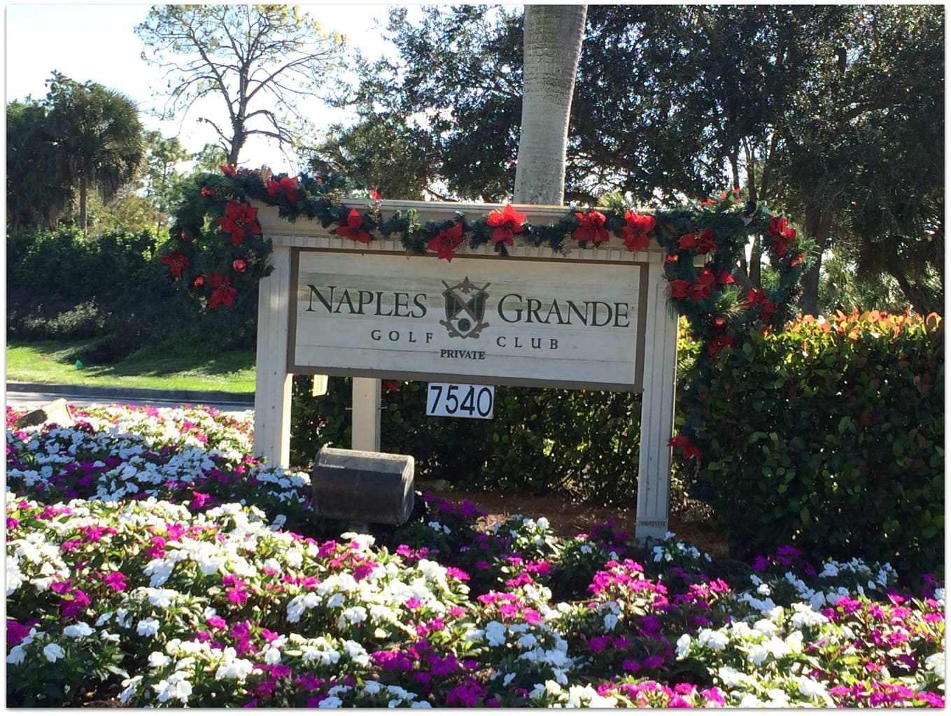 The golf shop at the Naples Grande Beach Resort had a great selection of clothing, hats, and everything else you might need, including clubs and shoes to rent, as well as instruction from PGA pros. 