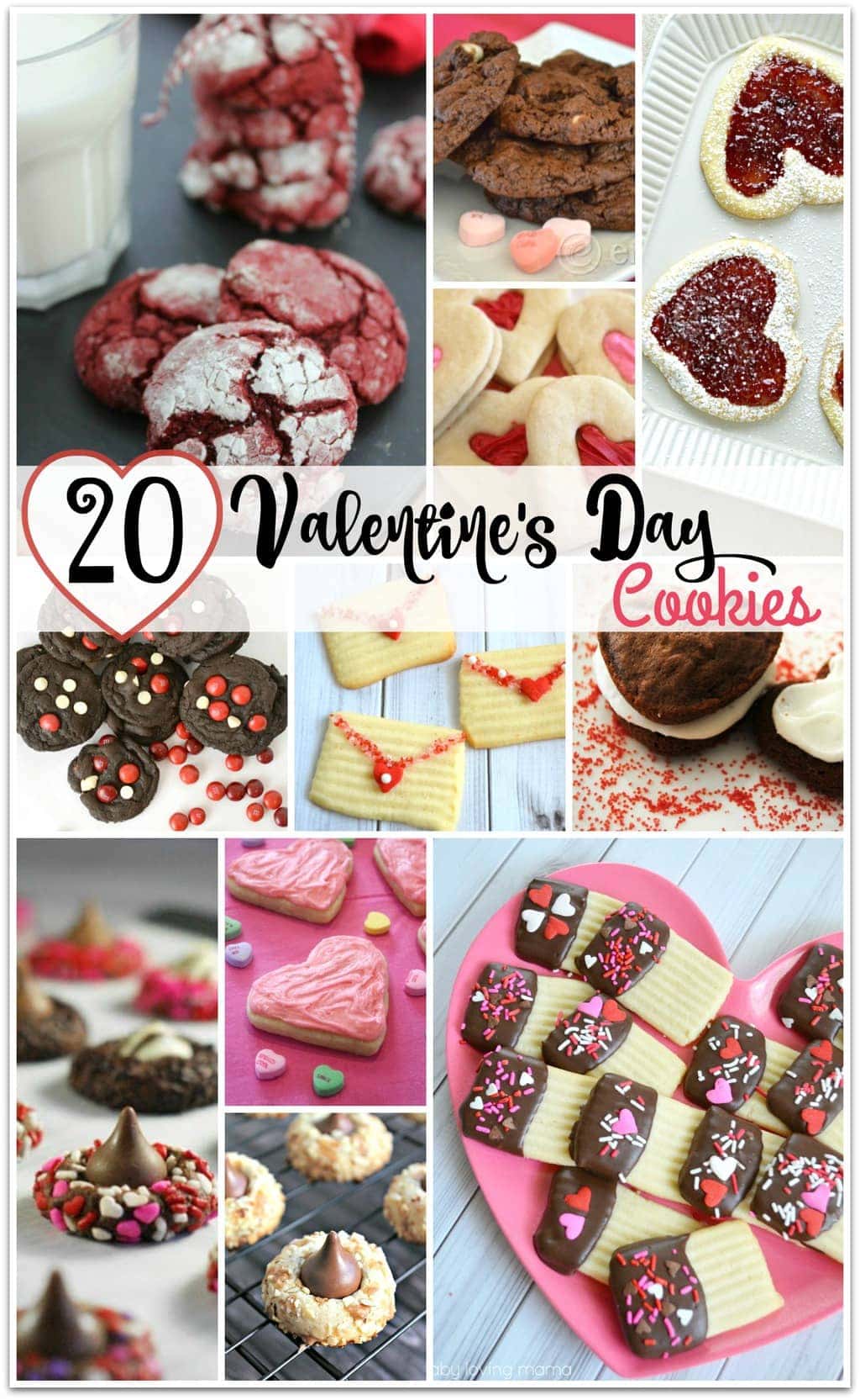 Thinking about bringing Valentine’s Day cookies to that party? Just want to make something special for your family? Right before Valentine’s Day, you’ll find a plethora of Valentine’s Day cookies at the store, but you can DIY with these fabulous recipes and they will taste SO much better! Gather the kids and head to the kitchen for some family time!