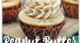 This light and creamy peanut butter cupcake is so delicious, you'll be making this recipe for every party you attend. Who doesn't love peanut butter? Put it in a cupcake, and you've got my favorite dessert recipe! I also love that this is a simple dessert to make, and it won't keep you in the kitchen for hours. Easy is good for a change, right?