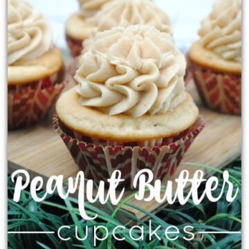This light and creamy peanut butter cupcake is so delicious, you'll be making this recipe for every party you attend. Who doesn't love peanut butter? Put it in a cupcake, and you've got my favorite dessert recipe! I also love that this is a simple dessert to make, and it won't keep you in the kitchen for hours. Easy is good for a change, right?