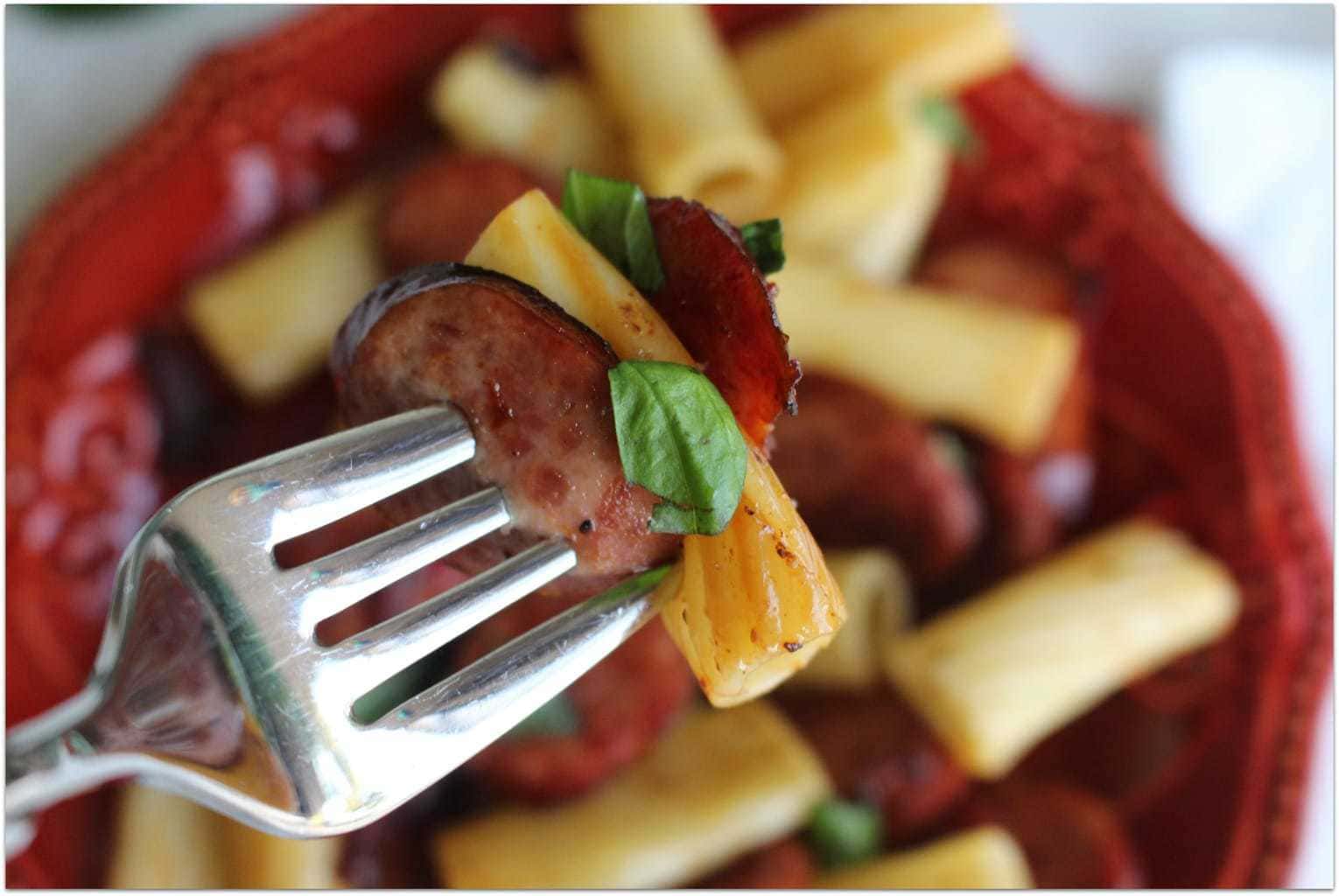 This Italian Rigatoni with smoked sausage and sundried tomato is one of the best dinner recipes I've ever made. The smokiness of the sausage paired with the sweetness of the sundried tomatoes gives this easy recipe amazing flavor, and it won't keep you in the kitchen for hours! I like easy!