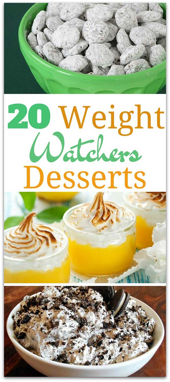 20 Delicious Weight Watchers Desserts Recipes You'll Love