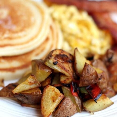 Delicious breakfast potatoes make a wonderful addition to Mother's Day brunch!
