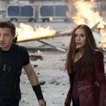 Interviewing Elizabeth Olsen and Jeremy Renner for Captain America Civil War