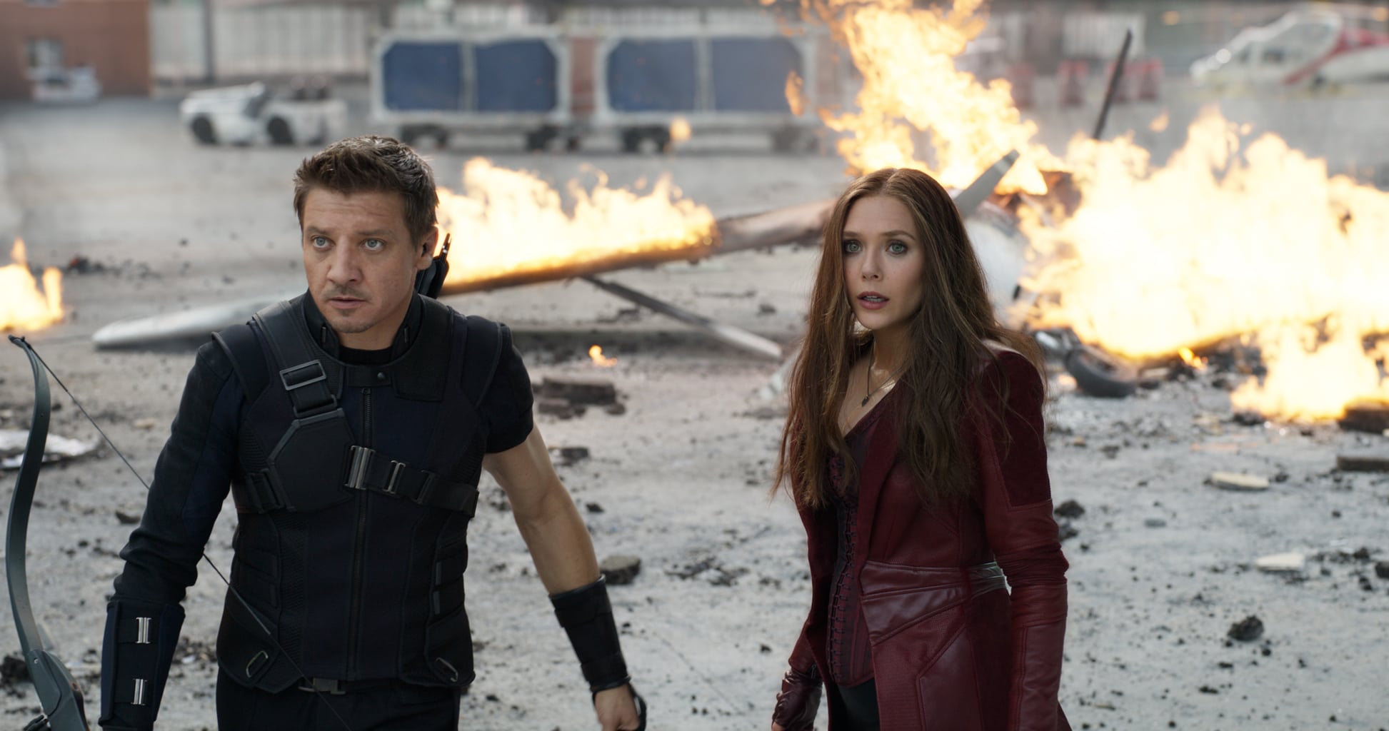 Hawkeye And Scarlett Witch From Captain America Civil War