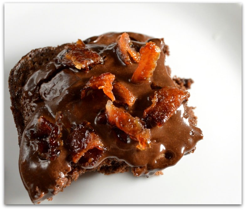 Candied bacon brownies? Yes, please! If you have not tried bacon and chocolate together, you are in for a treat! You know how salt and sweet pairs so well, right? The saltiness of the bacon and sweetness of the chocolate chips and chocolate buttercream in this easy recipe is to die for!