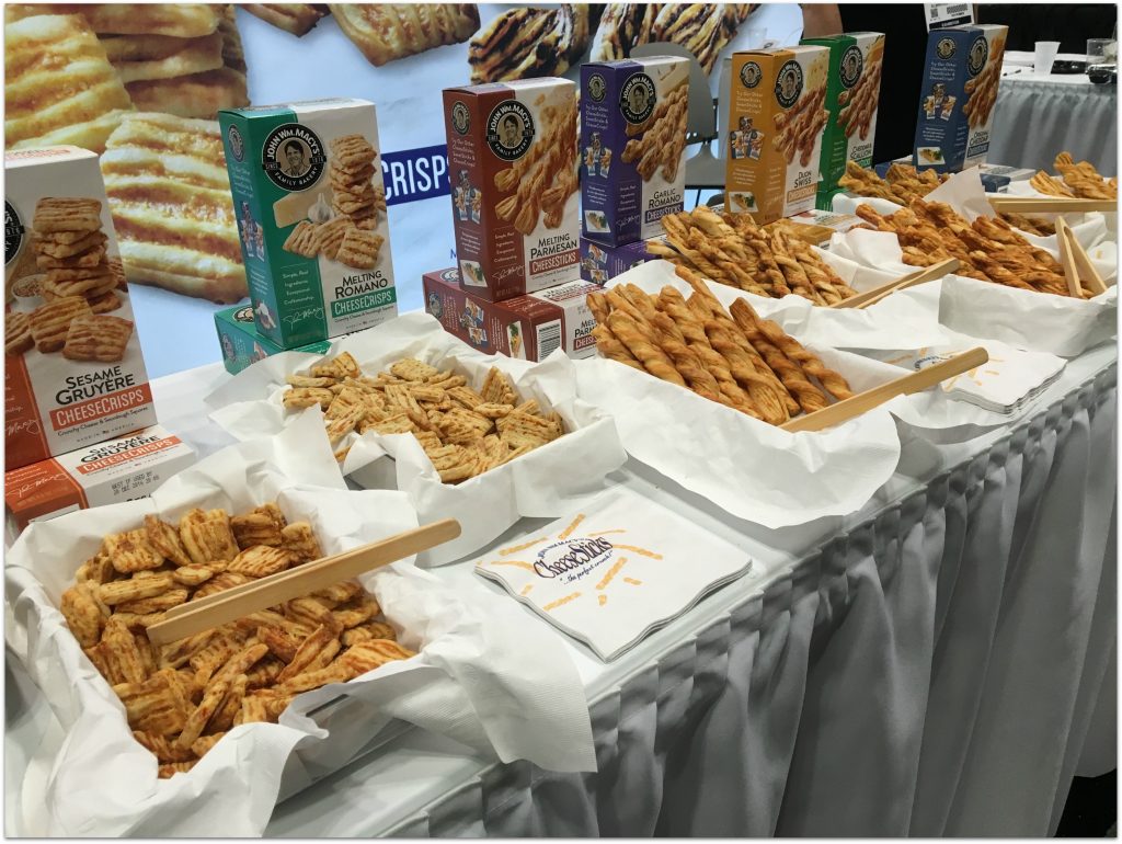 After visiting with John Wm. Macy's at the Fancy Food Show in New York City as part of the Mom Blog Tour, I immediately started thinking about how I could incorporate the crunchy goodness of the cheese crisps into my apple crisp. 