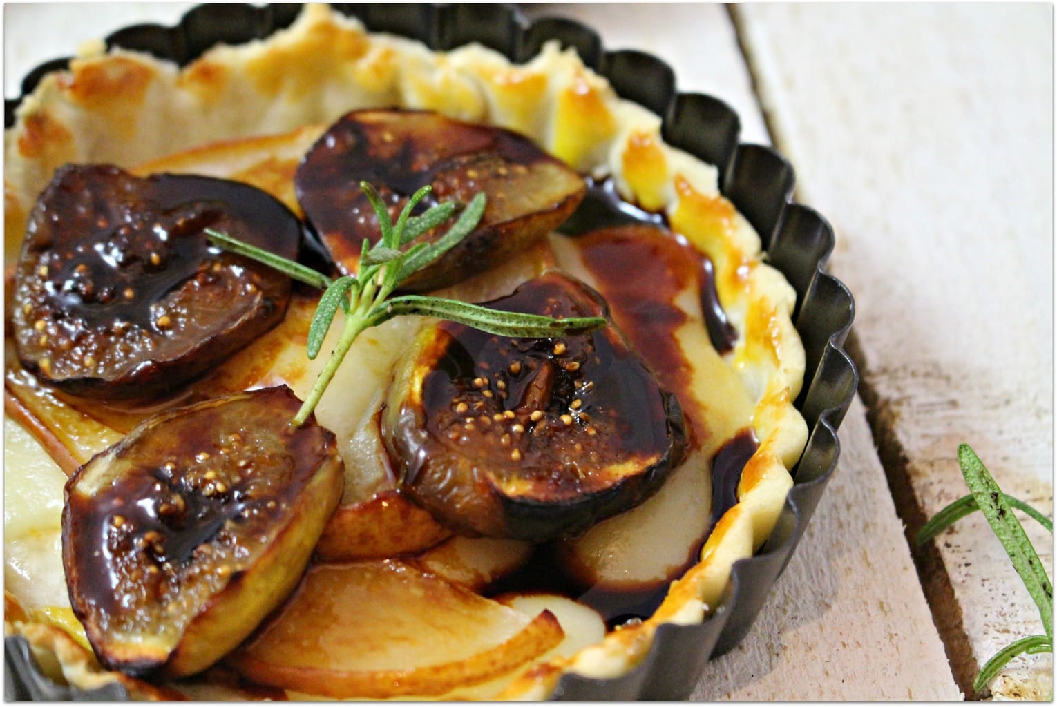 Decadent Pear, Fig & Cheese Tart Recipe