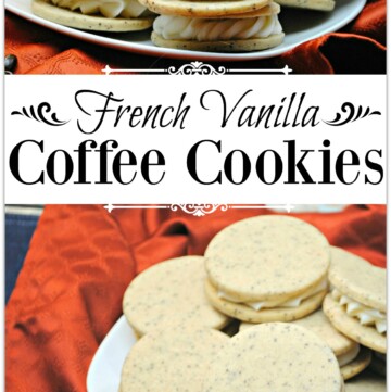 If you love vanilla and coffee, you are going to flip out when you taste these delicious French Vanilla Coffee Cookies.